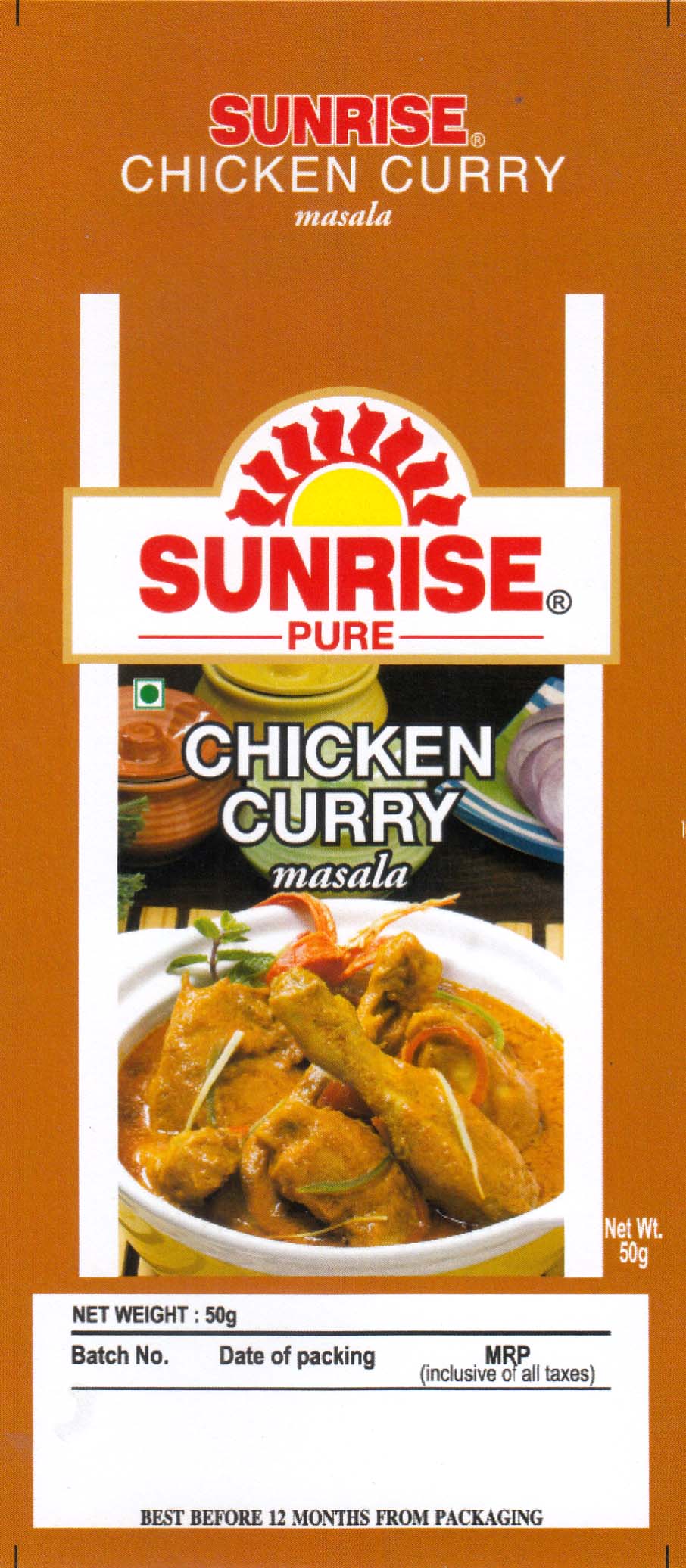 Sunrise Chicken Curry Masala, Sunrise, Spices